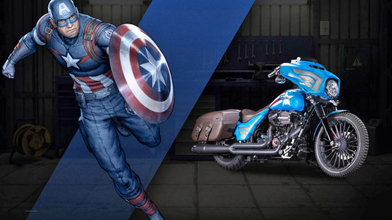 Captain America Street Glide® Special Freedom
