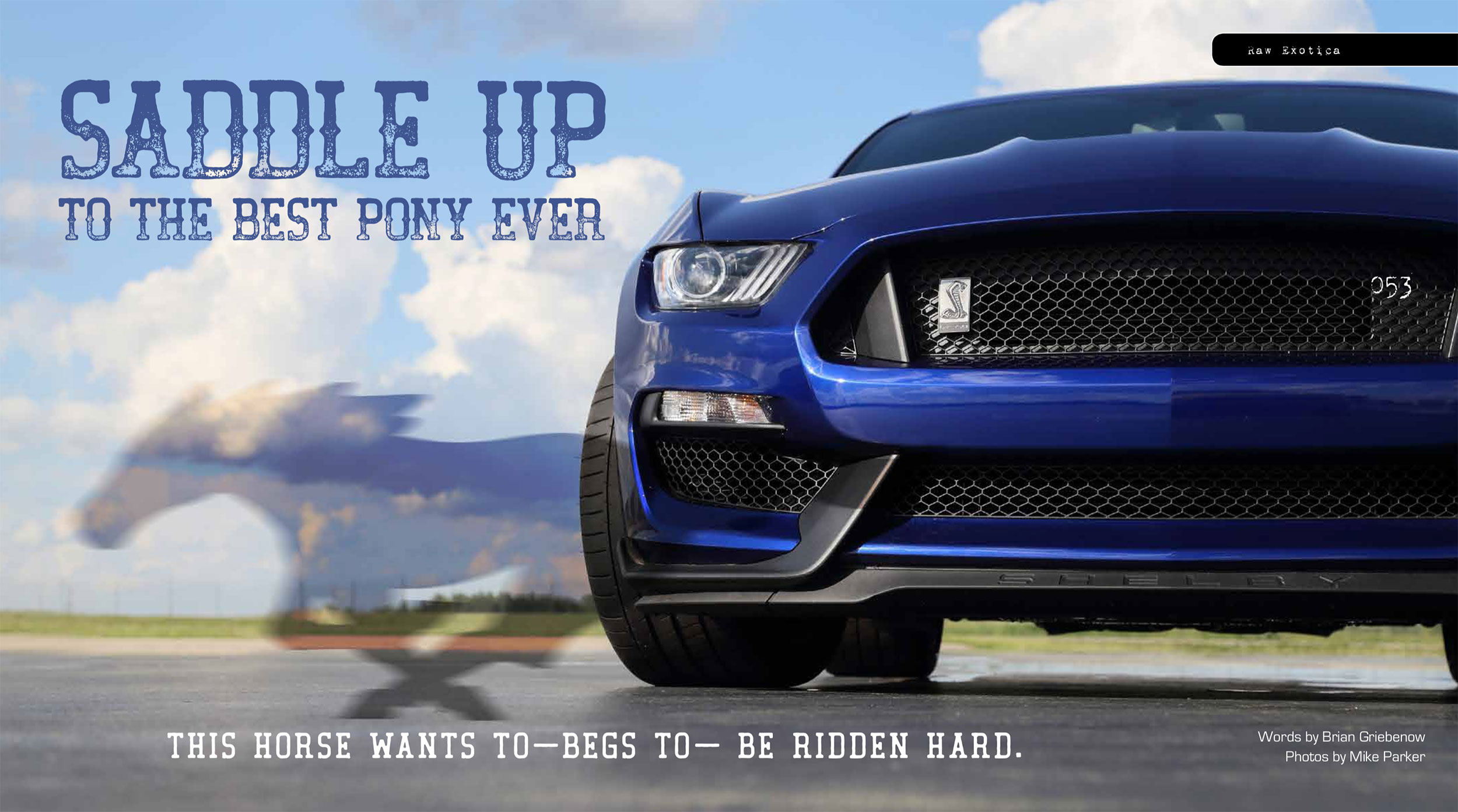 Saddle Up to the Best Pony Ever – Shelby GT350 as seen in issue 2017-02