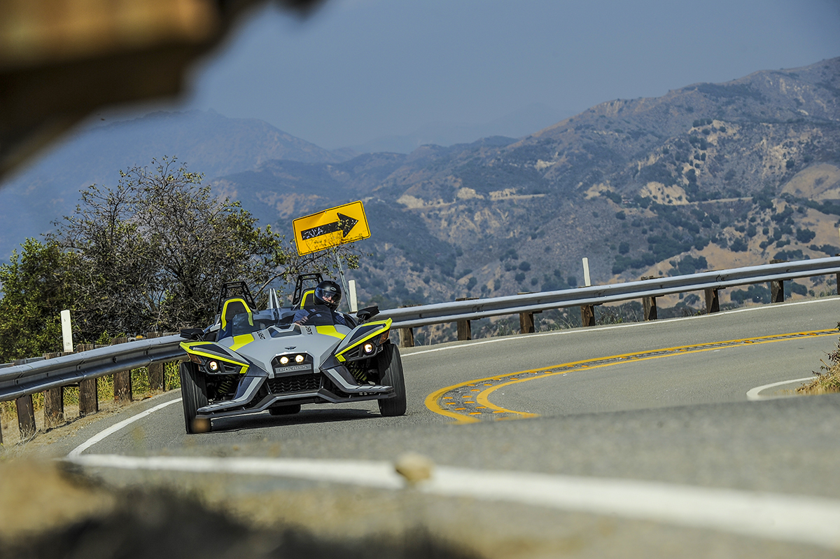 Destination Malibu: Trying to fly under the radar in the Polaris Slingshot