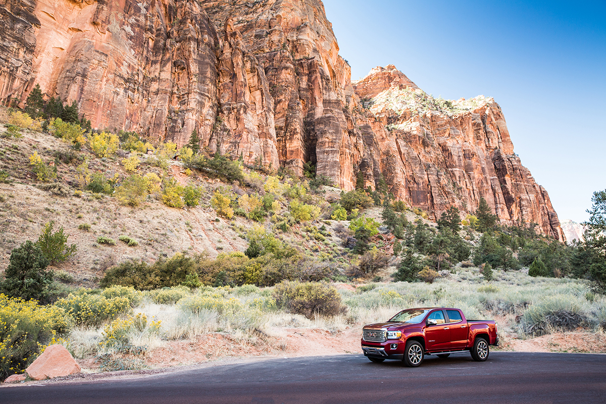 Destination: St. George, Utah in a GMC Canyon