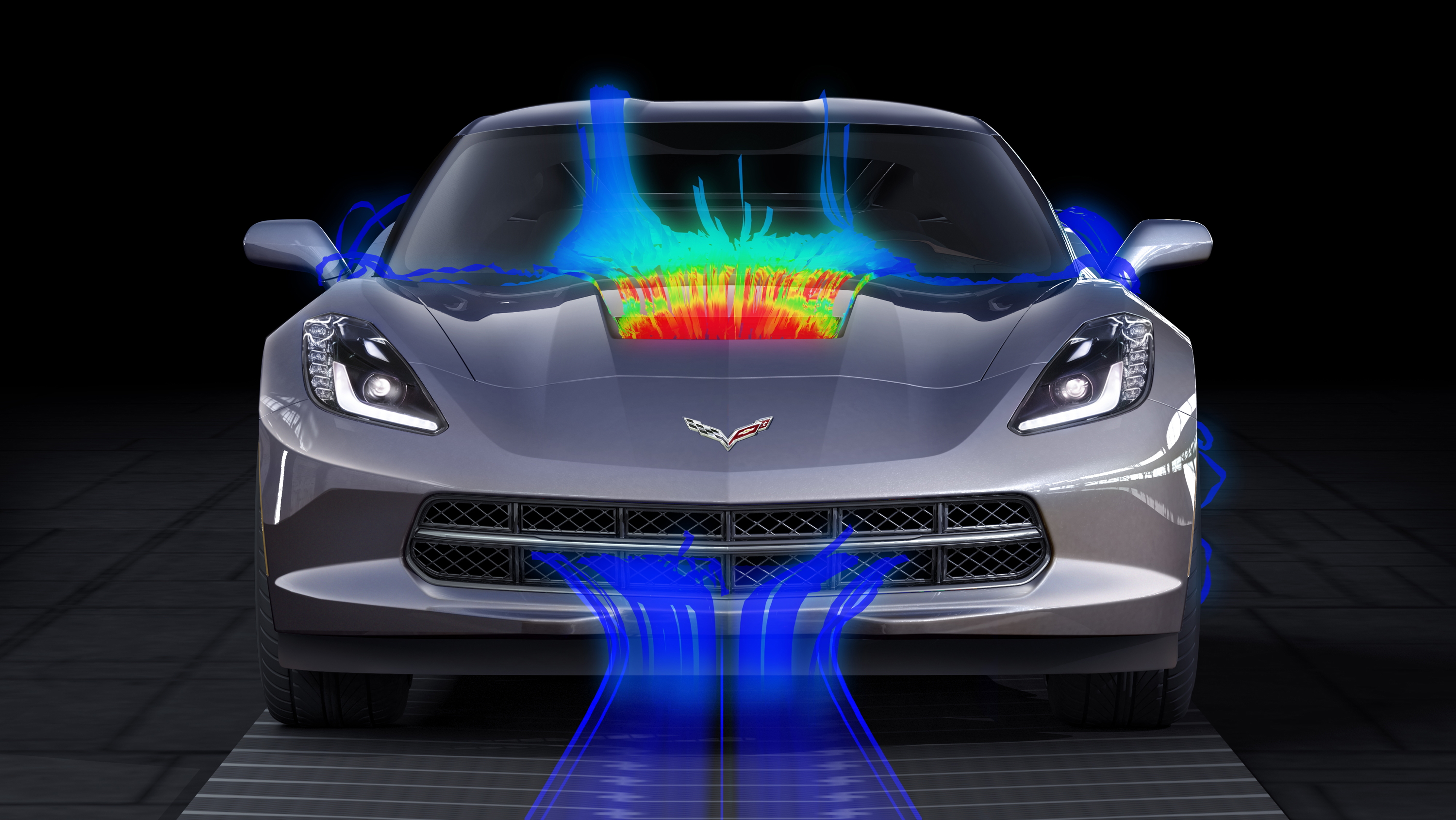 The all-new 2014 Chevrolet Corvette Stingray’s provocative exterior styling is as functional as it is elegant; every line, vent, inlet and surface has been optimized to enhance the car's overall performance.