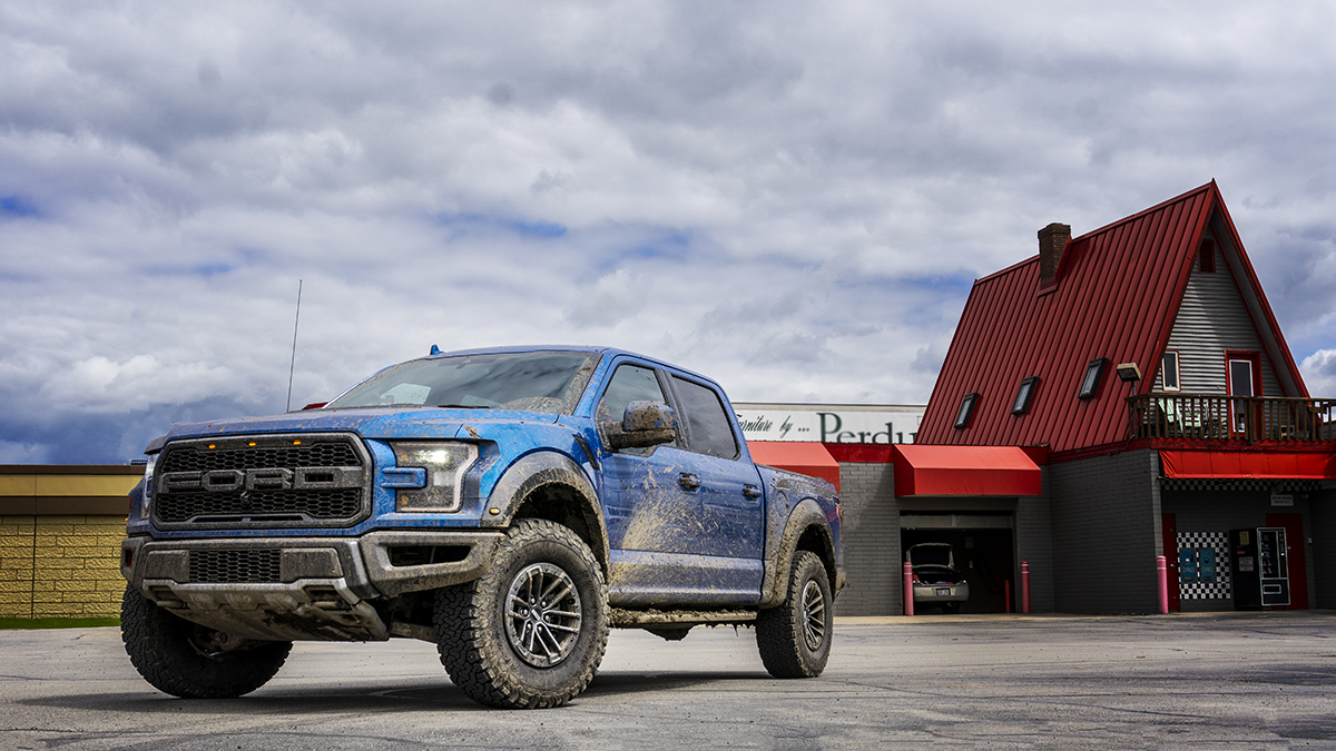 Driven: Ford F-150 Raptor, Leaping Small Mud Puddles in a Single Bound