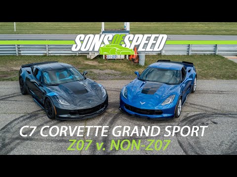 Z07 Corvette Grand Sport v. Non-Z07 ON TRACK